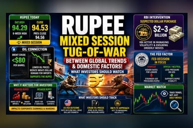 Rupee Turns Flat After Early Gains: What Investors Should Know