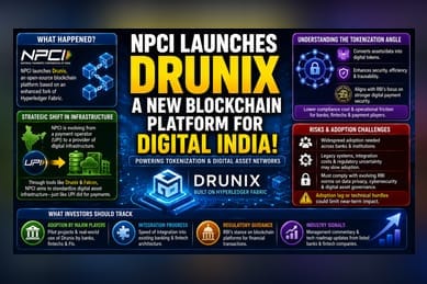 NPCI Launches Drunix Blockchain: What Investors Need to Know