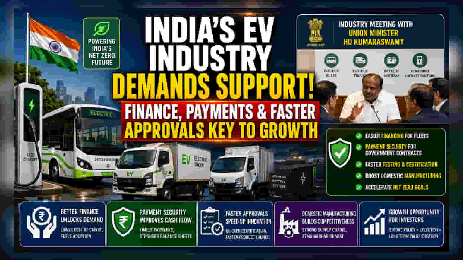 EV Makers Seek Financial Support to Accelerate Adoption