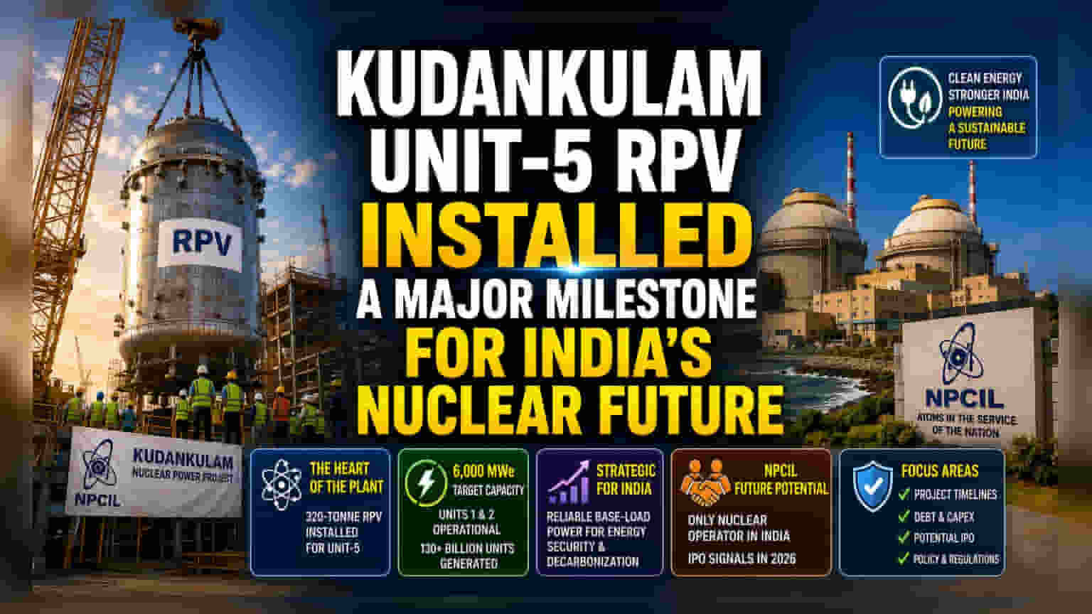 Kudankulam Nuclear Unit-5 Milestone: What It Means For India