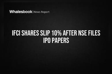 IFCI Shares Slip 10% After NSE Files IPO Papers