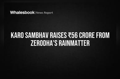 Karo Sambhav Raises ₹56 Crore from Zerodha’s Rainmatter