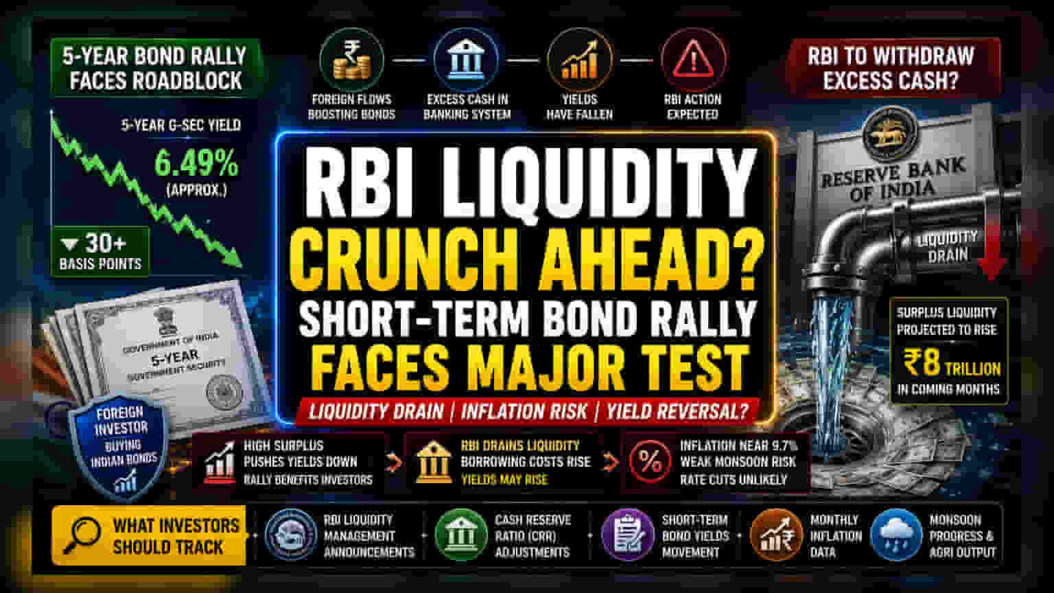 RBI च्या भूमिकेमुळे बाँड मार्केटमध्ये तेजी थांबणार? बाजारात चिंतेचे वातावरण