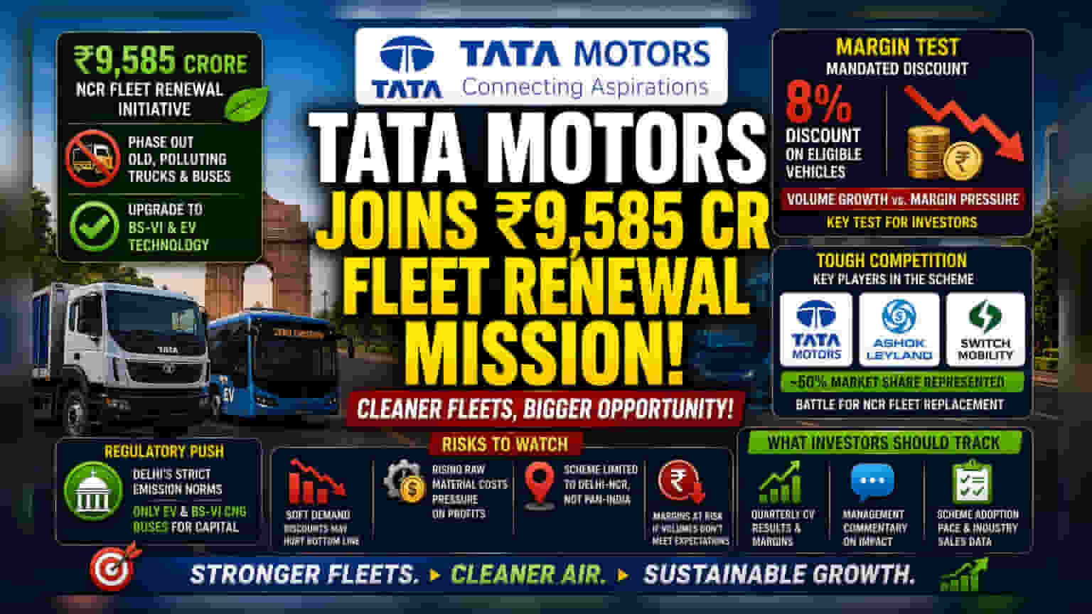 Tata Motors Joins Delhi-NCR Fleet Renewal Drive