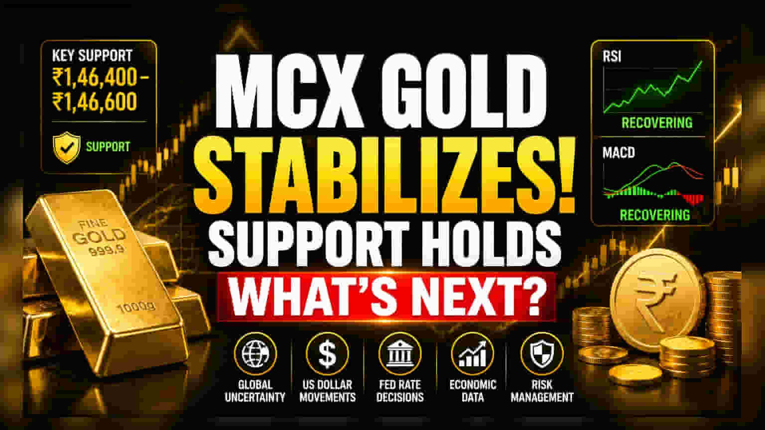 MCX वरील सोन्याचे दर स्थिर: गुंतवणूकदारांनी लक्ष ठेवण्याची प्रमुख लेव्हल्स