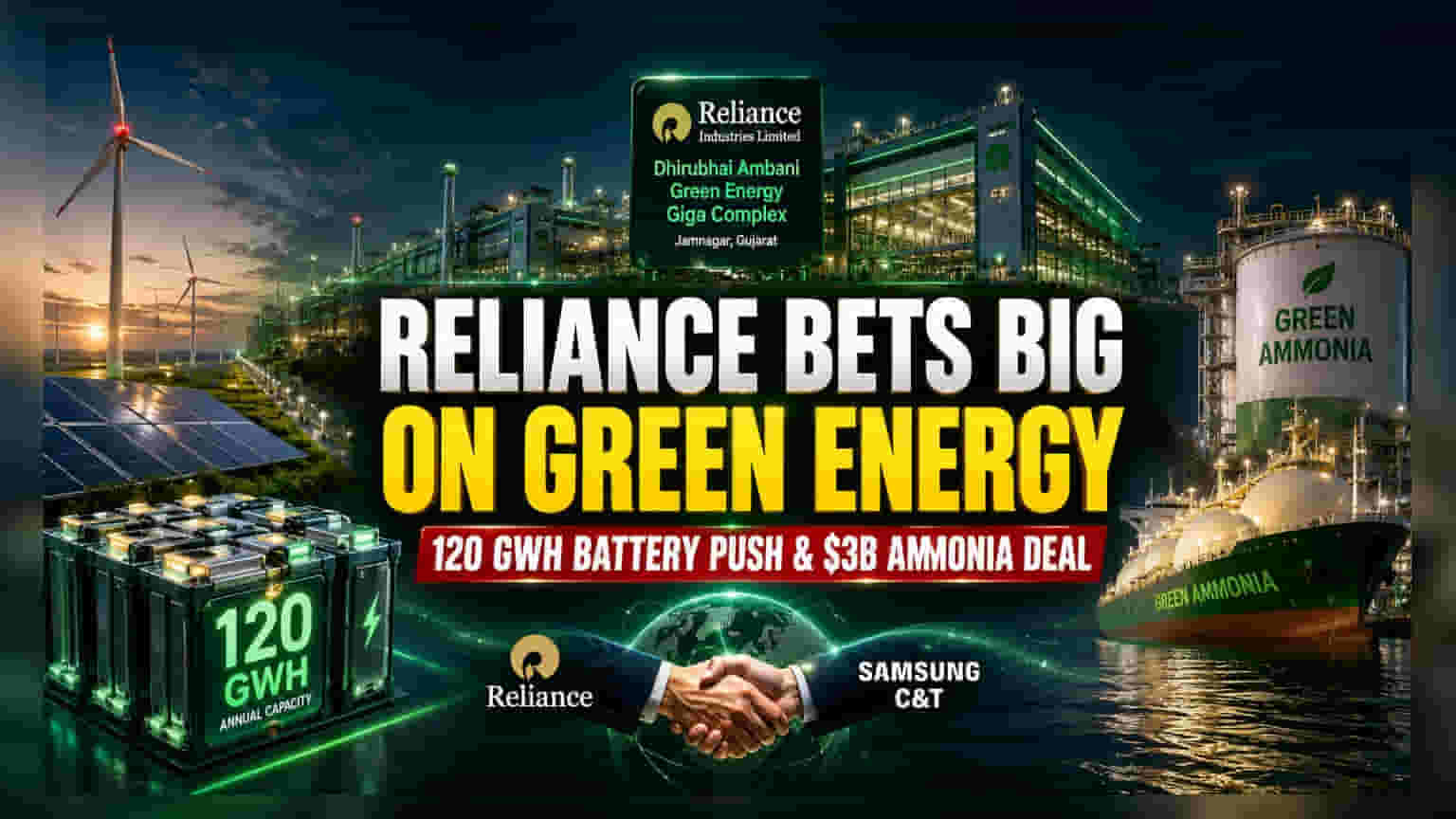 Reliance Industries: बॅटरी उत्पादन वाढवले, Samsung C&T सोबत ₹25,000 कोटींचा करार!