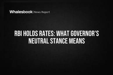 RBI Holds Rates: What Governor’s Neutral Stance Means