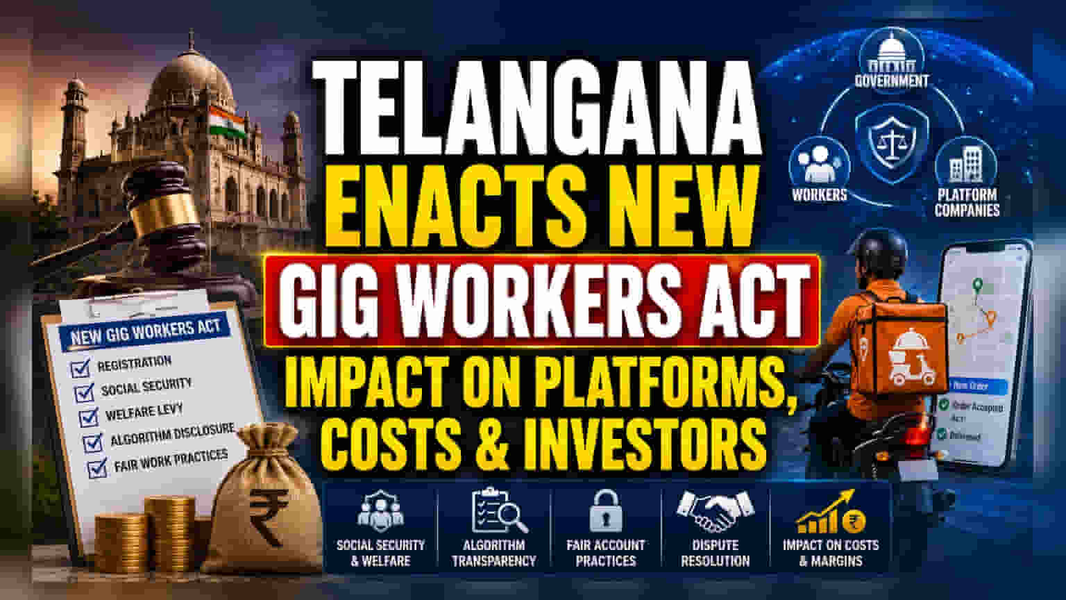 Telangana Gig Worker Law: Key Impacts for Platform Stocks