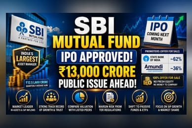 SBI Mutual Fund Gets SEBI Approval for Rs 13,000 Crore IPO