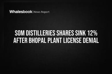 Som Distilleries Shares Sink 12% After Bhopal Plant License Denial
