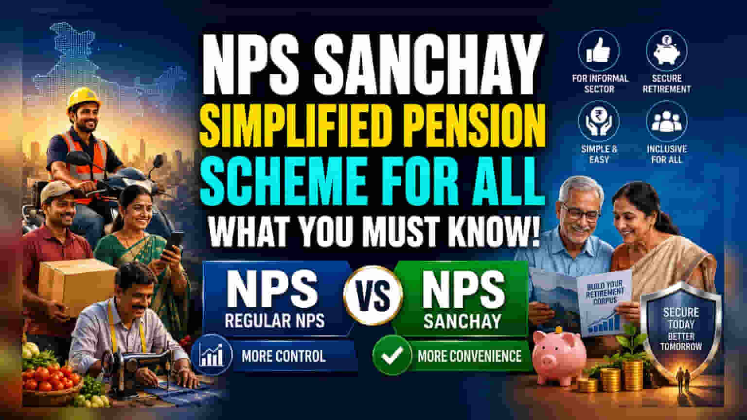 NPS Sanchay vs. Regular NPS: ஓய்வூதியத்திற்கு ஒரு புதிய பாதை!