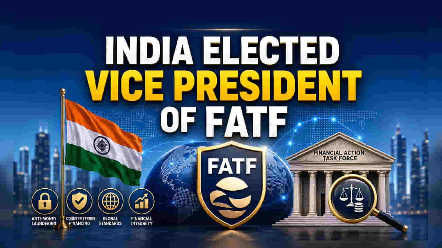 FATF વાઇસ પ્રેસિડેન્સી: ભારતને મળી મોટી જવાબદારી, ફાઇનાન્શિયલ માર્કેટ માટે શું છે ખાસ?