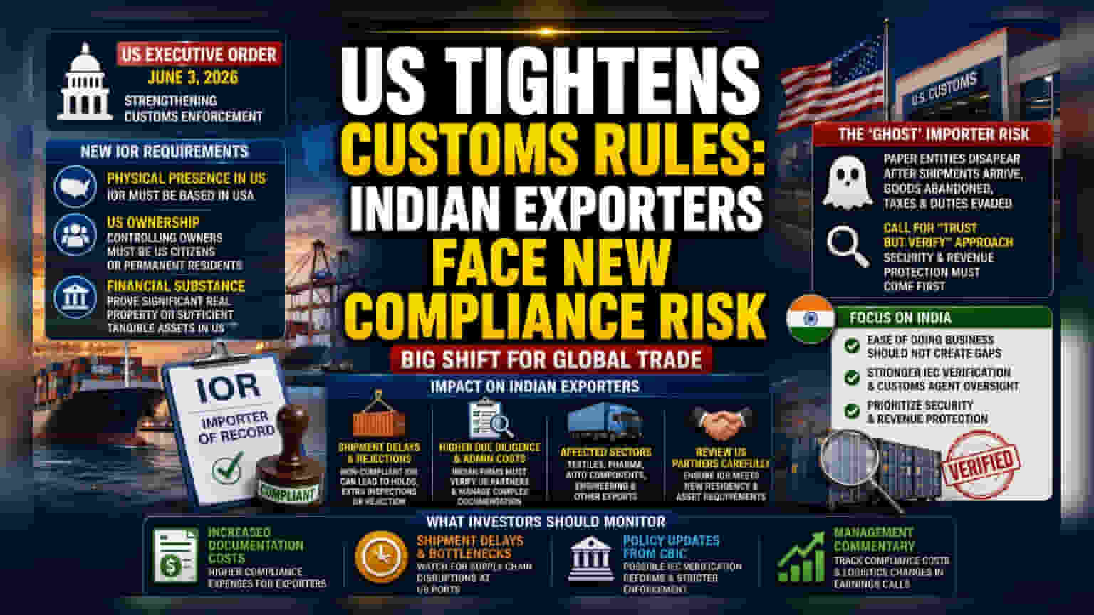 US Tightens Import Rules: Impact For Indian Exporters