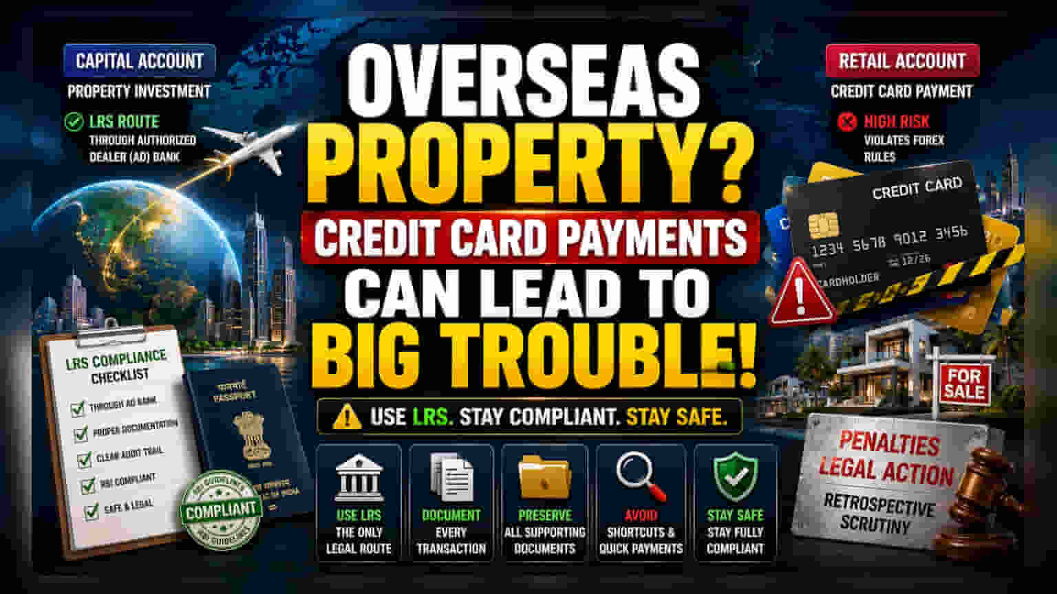 Indian Investors Warned: Using Credit Cards For Overseas Property Risks Regulatory Action