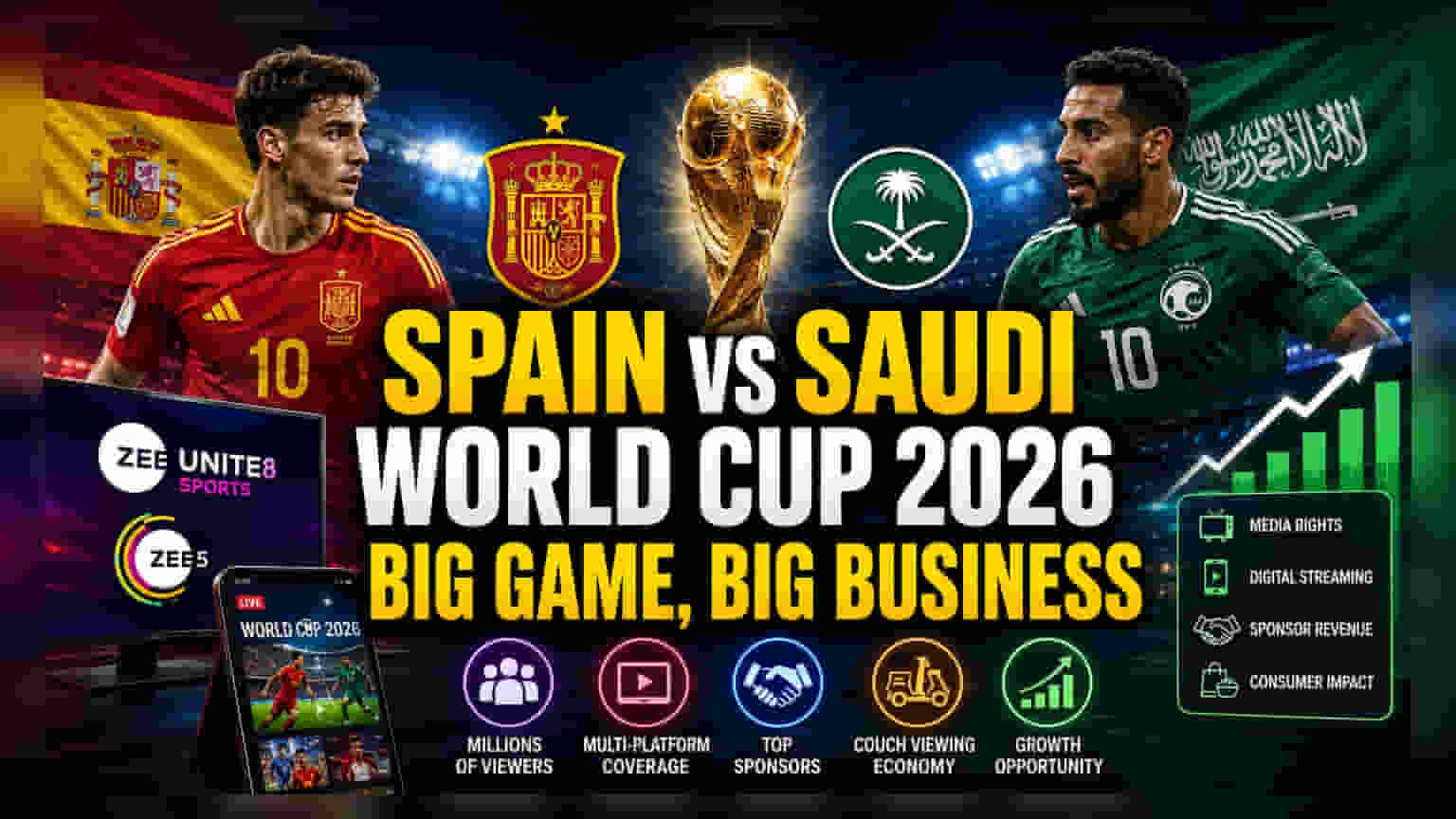 FIFA World Cup 2026: Spain-Saudi Clash Highlights Indian Media and Consumer Stakes