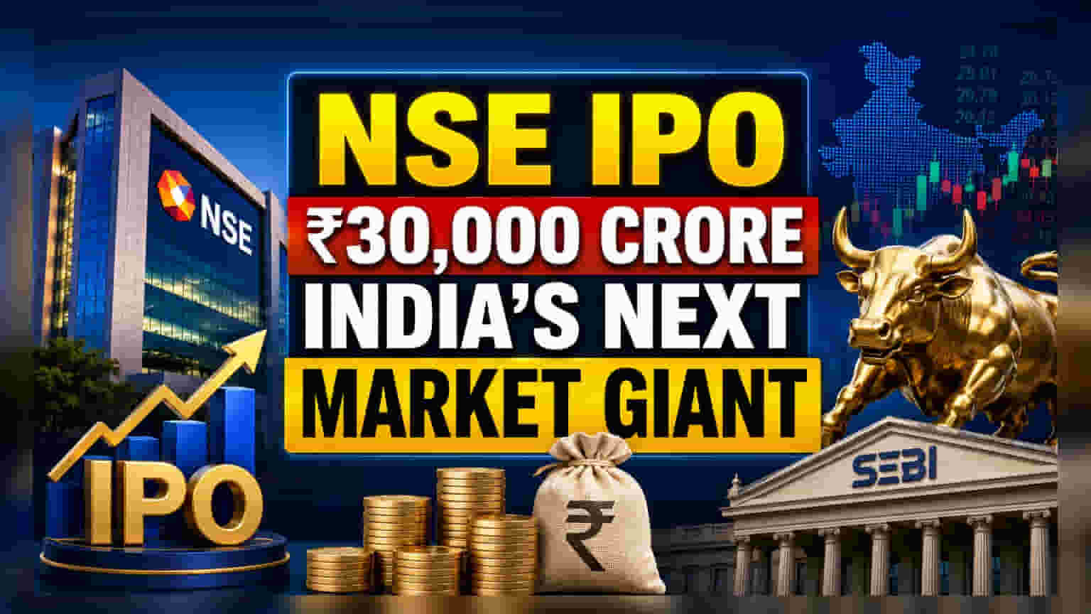 NSE IPO: ₹30,000 કરોડના મોટા ઓફર વિશે રોકાણકારો શું જાણવું જોઈએ?