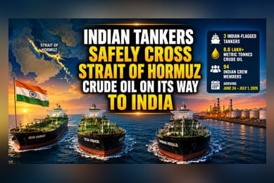 Three Indian Oil Tankers Safely Cross Strait of Hormuz