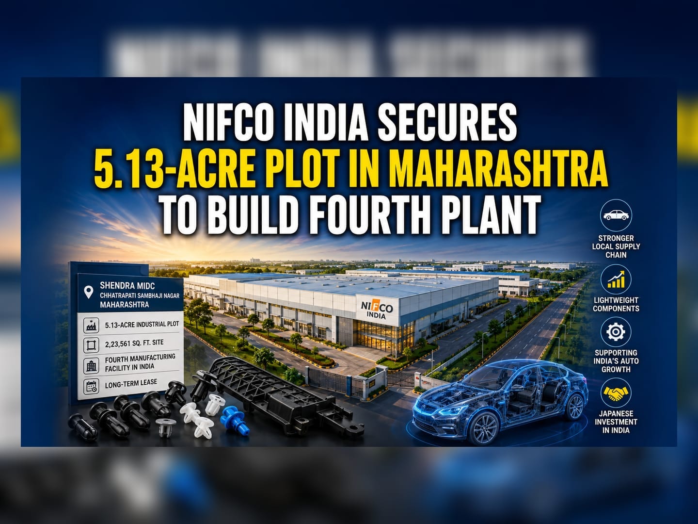 Nifco India Sets Up Fourth Manufacturing Plant In Maharashtra