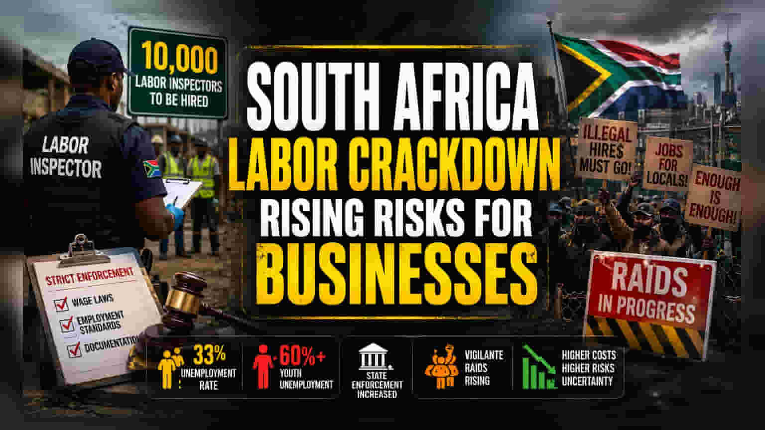 South Africa Labor Crackdown: Risks for Business Operations