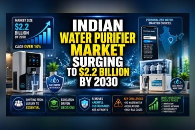India’s Water Purifier Market Projected to Hit $2.2 Billion by 2030