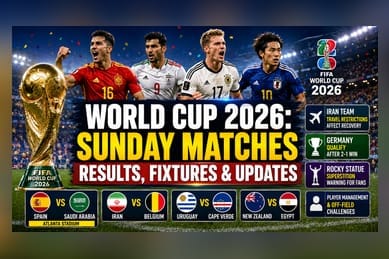 2026 World Cup: Spain and Iran Face Crucial Sunday Tests