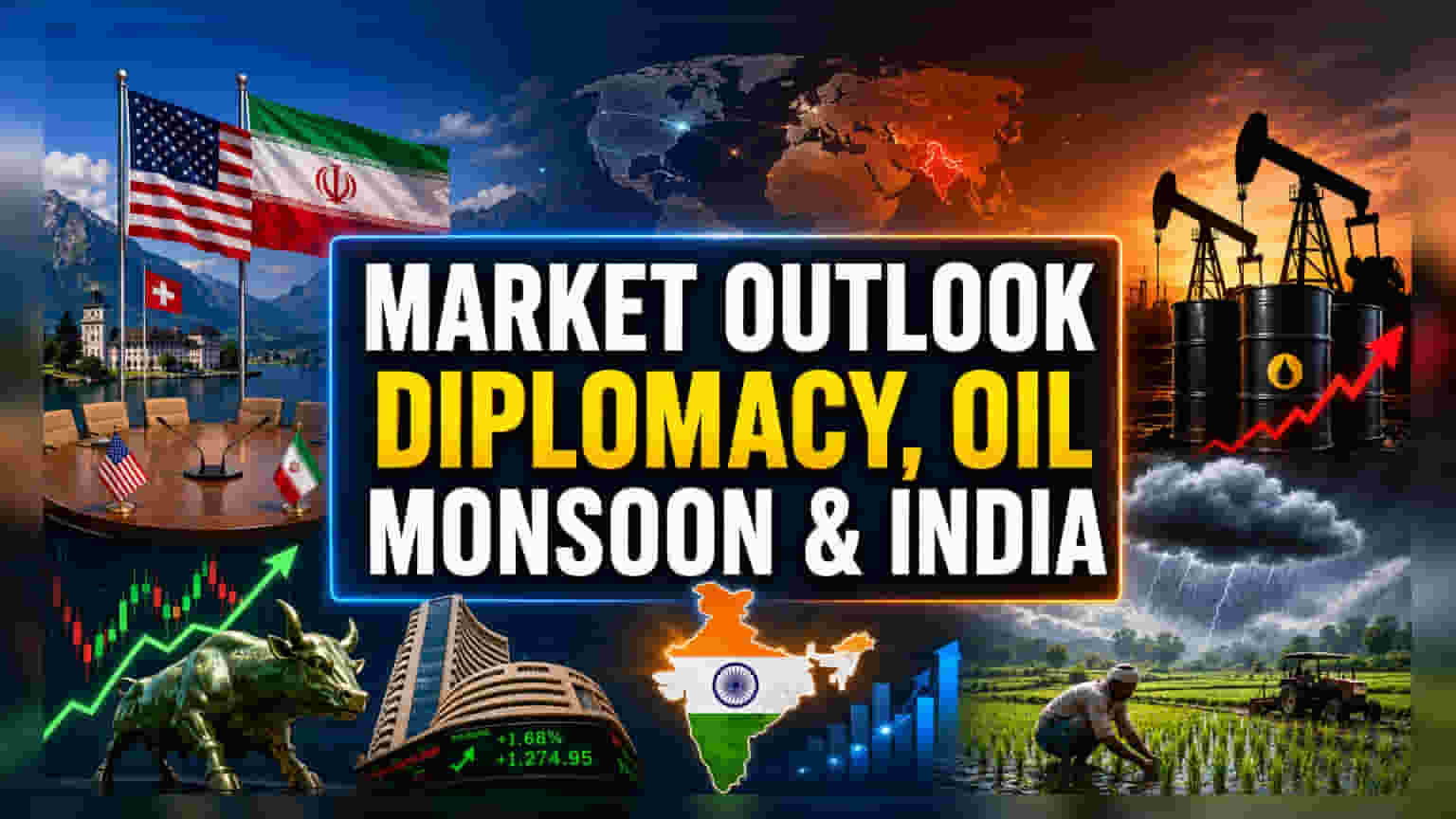 Indian Markets Eye US-Iran Talks, Oil, And Monsoon Progress