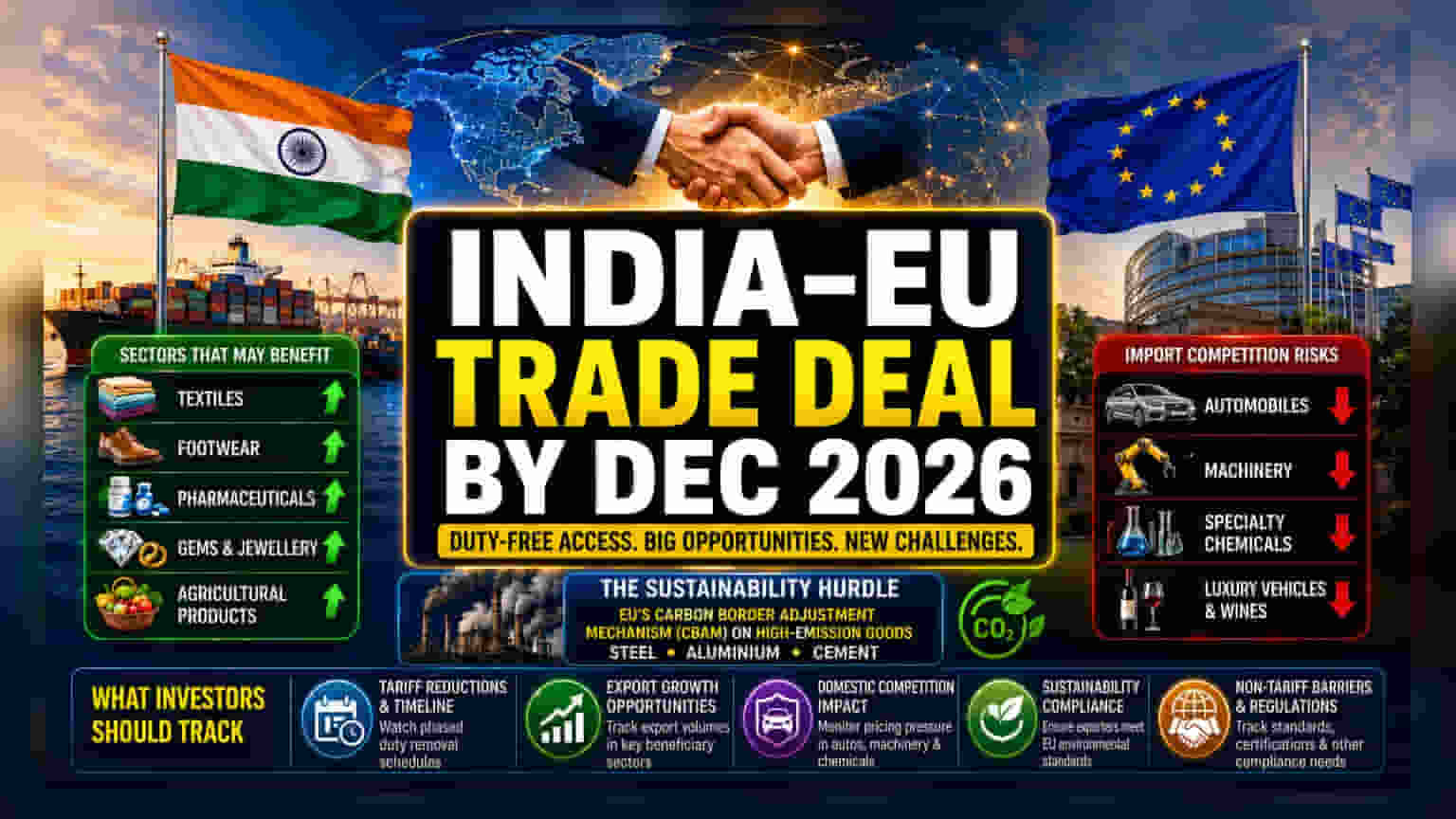 India-EU Trade Pact: डिसेंबरमध्ये करार पक्का? 93% भारतीय निर्यातीला मोठा फायदा, पण...