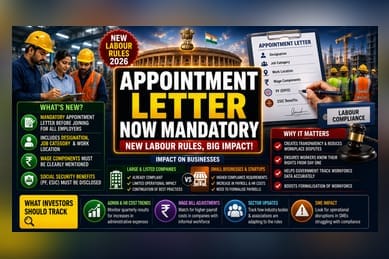 India’s New Labour Rules Mandate Appointment Letters for All