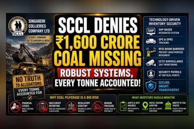 Singareni Collieries Denies Allegations of Missing Coal Stocks
