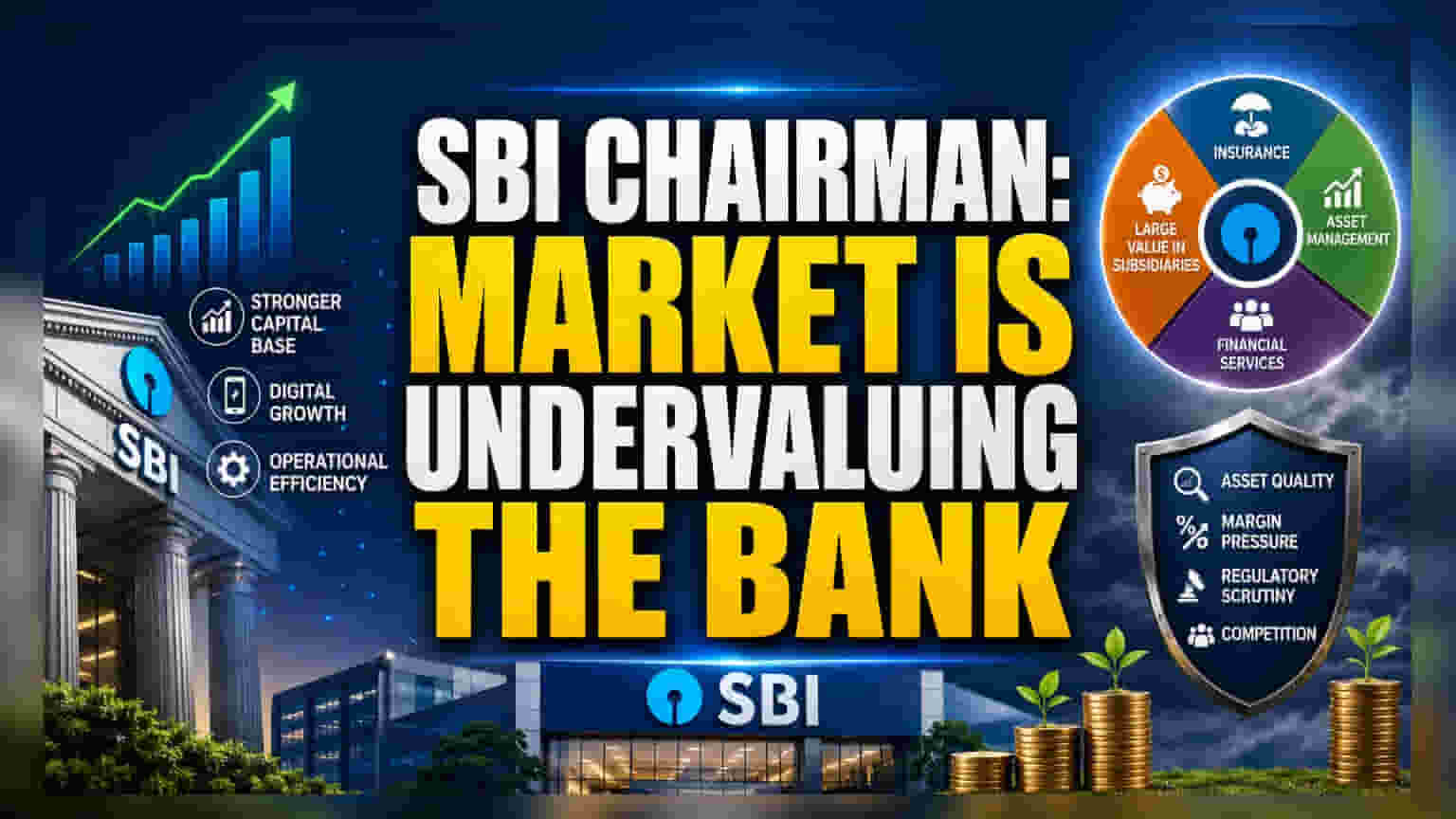 SBI शेयर प्राइस: बैंक के चेयरमैन बोले- 'बाजार हमारे असली मूल्य को नहीं पहचान रहा'