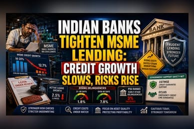 Indian Banks Tighten MSME Loans as Early Stress Signals Surface