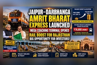 Jaipur-Darbhanga Express, New Terminal Launched; Rajasthan Rail Budget Touches ₹10,228 Cr