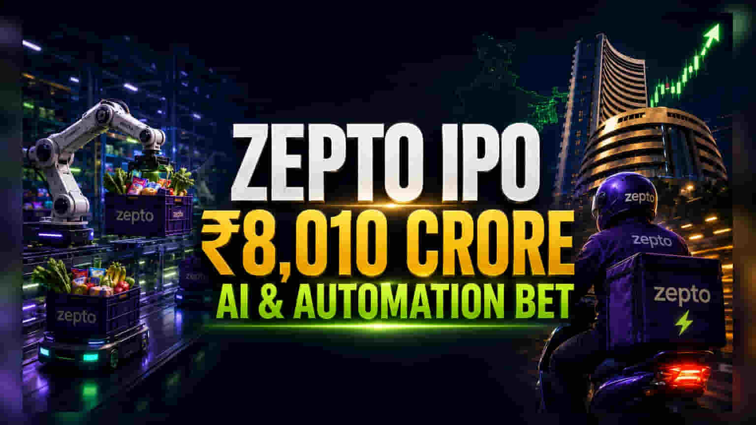 Zepto Files ₹8,010 Crore IPO Papers, Banks on Tech Efficiency