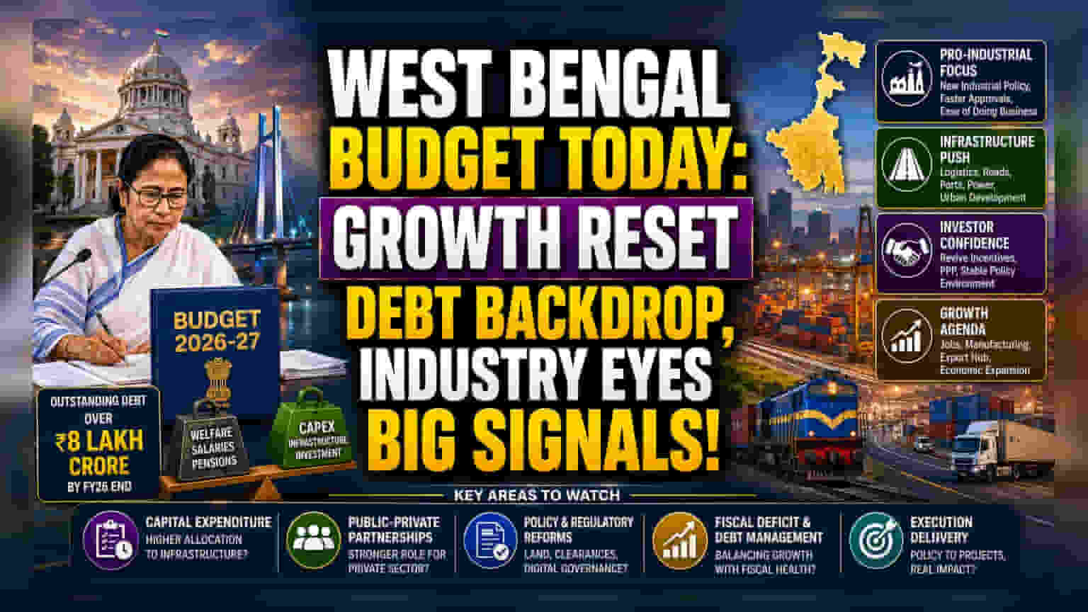 West Bengal's First Budget 2026: Balancing Debt And Industrial Growth Push