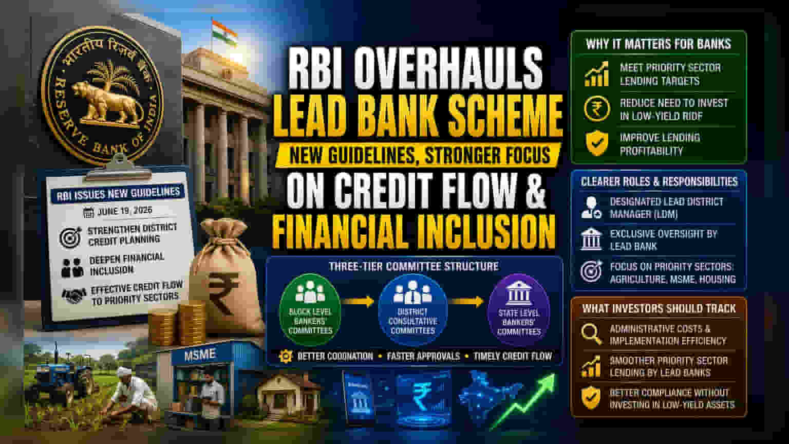 RBI Revamps Lead Bank Scheme To Improve District Credit Flow