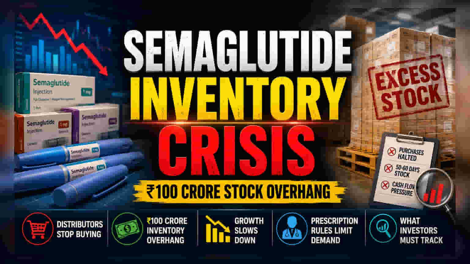 Semaglutide Market: ₹100 કરોડનો જંગી સ્ટોક જમા, વેચાણમાં મોટો ઘટાડો!