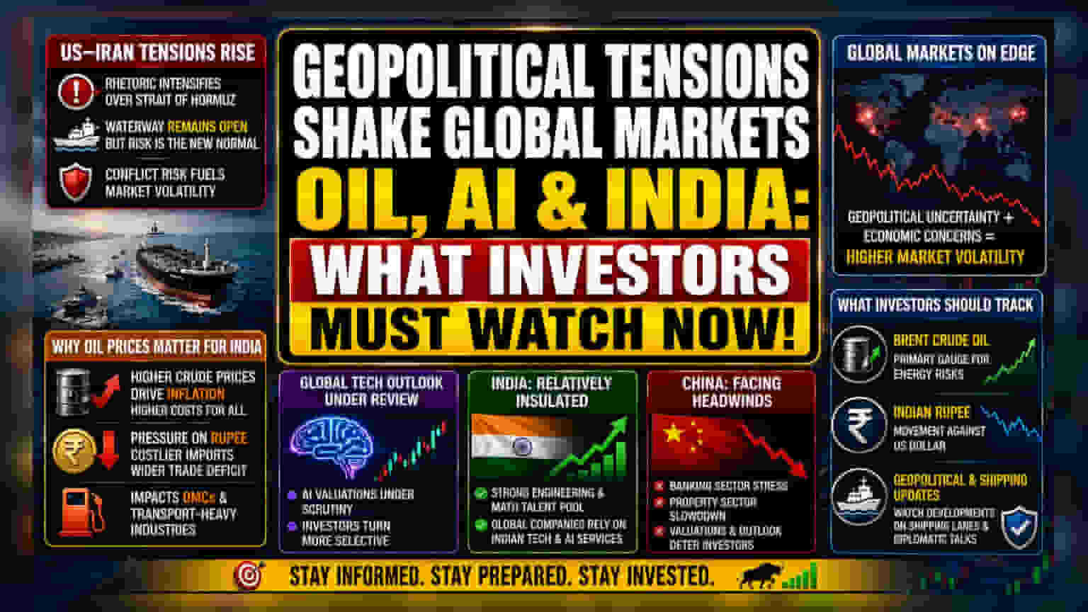 Global Markets Wobble On US-Iran Tension; Oil Prices In Focus