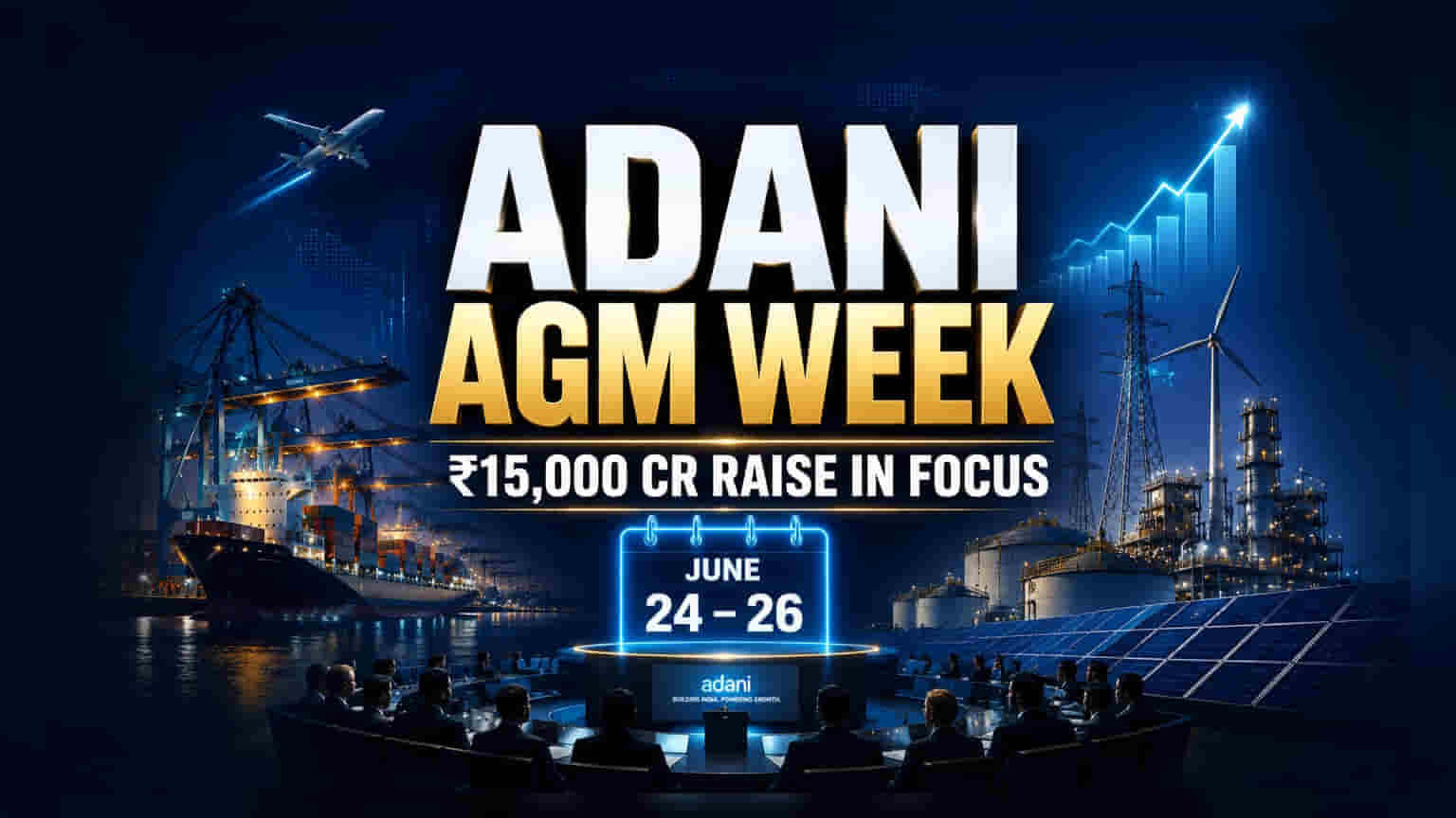 Adani Group: 7 ਕੰਪਨੀਆਂ ਦੀਆਂ AGMs ਇਸ ਹਫ਼ਤੇ, Adani Enterprises ਮੰਗੇਗੀ ₹15,000 ਕਰੋੜ