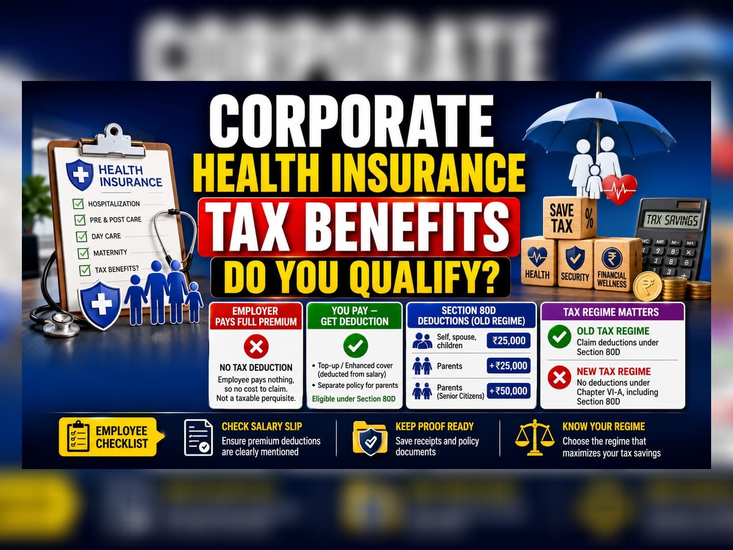 Corporate Health Insurance: Can You Claim Tax Deductions On Premiums?