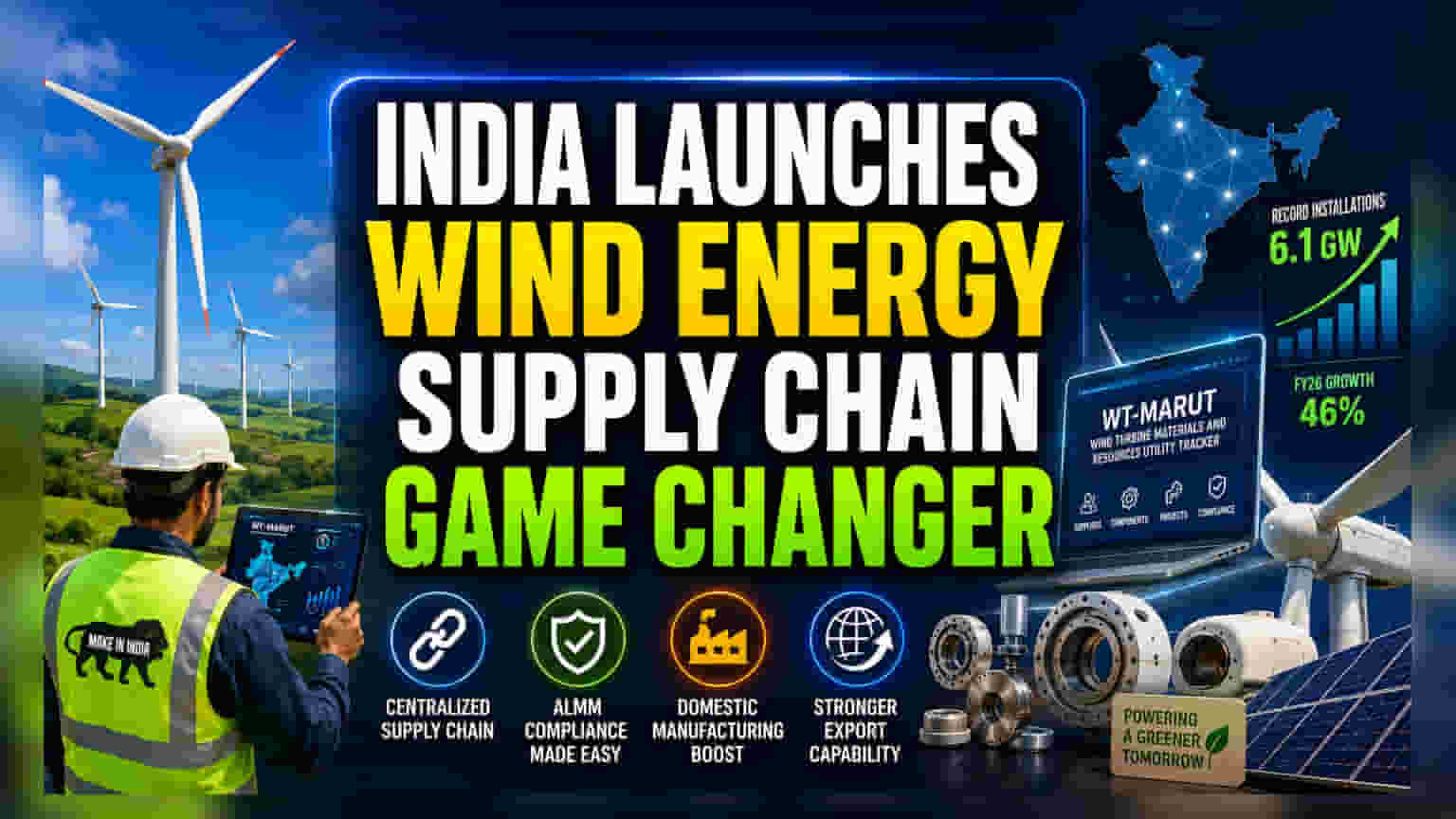 India Launches Wind Supply Chain Portal: Sector Impact Analysis
