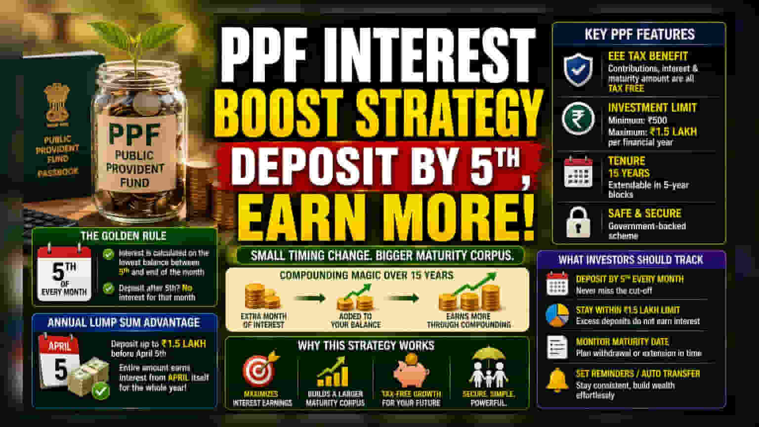 Maximize PPF Returns: The '5th of the Month' Deposit Rule