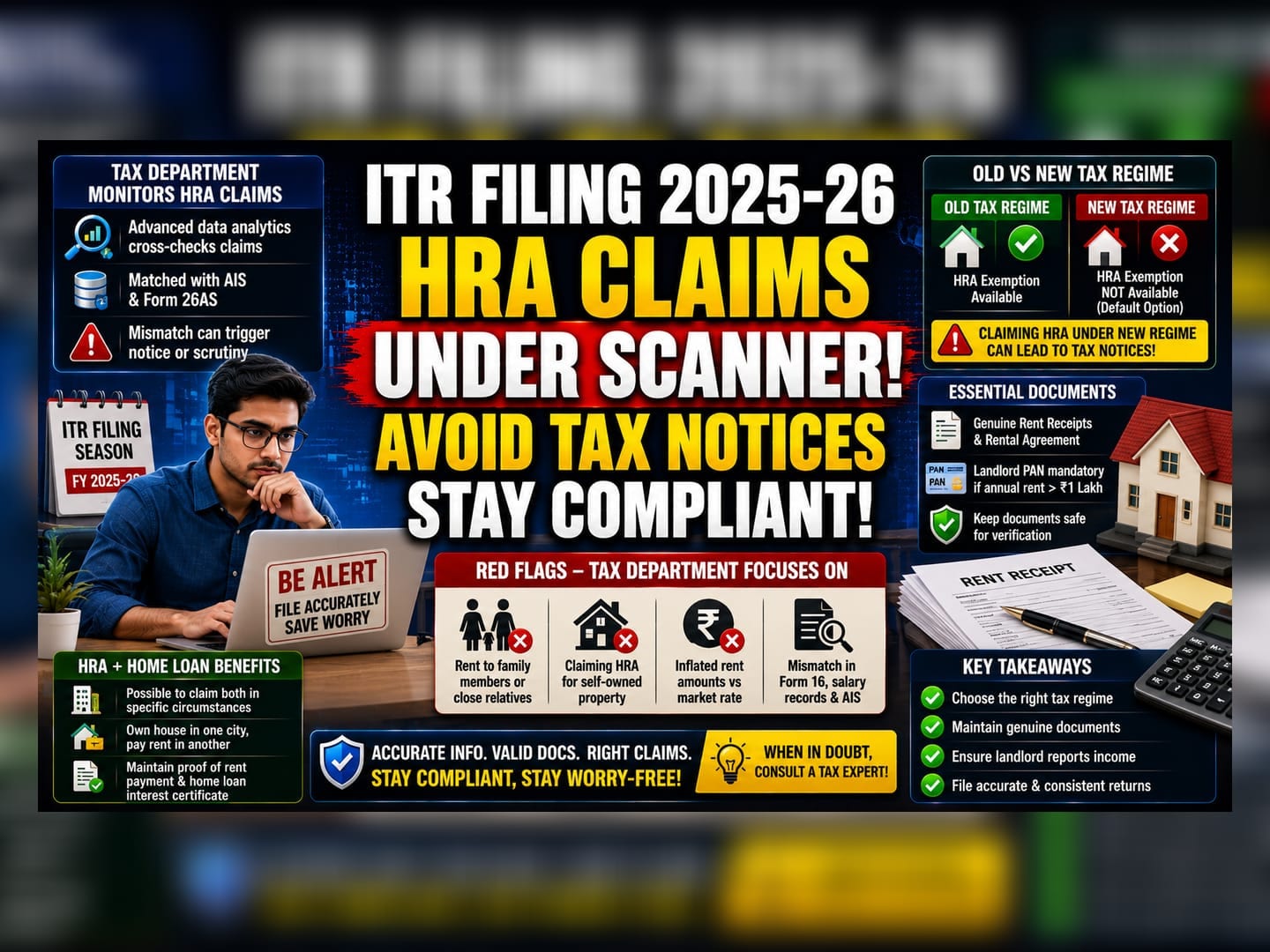 Income Tax Filing: Why HRA Claims Face Scrutiny This Season