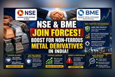 NSE Partners With Bharat Metal Exchange To Expand Metal Derivatives