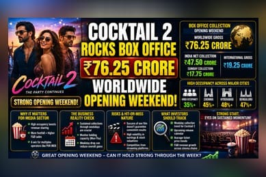 Cocktail 2 Nets ₹76 Crore Worldwide, Signaling Box Office Momentum