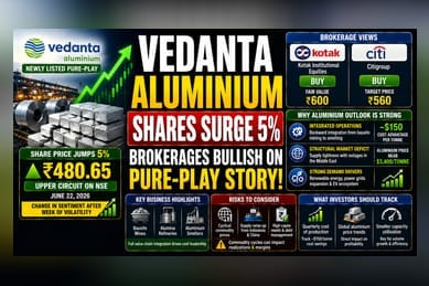 Vedanta Aluminium Rises 5% as Brokerages Initiate 'Buy' Coverage