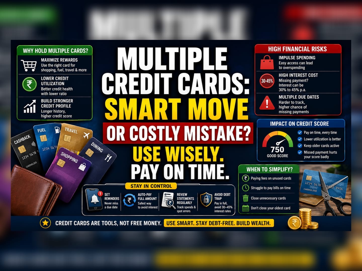 Managing Multiple Credit Cards: Balancing Rewards And Debt Risk