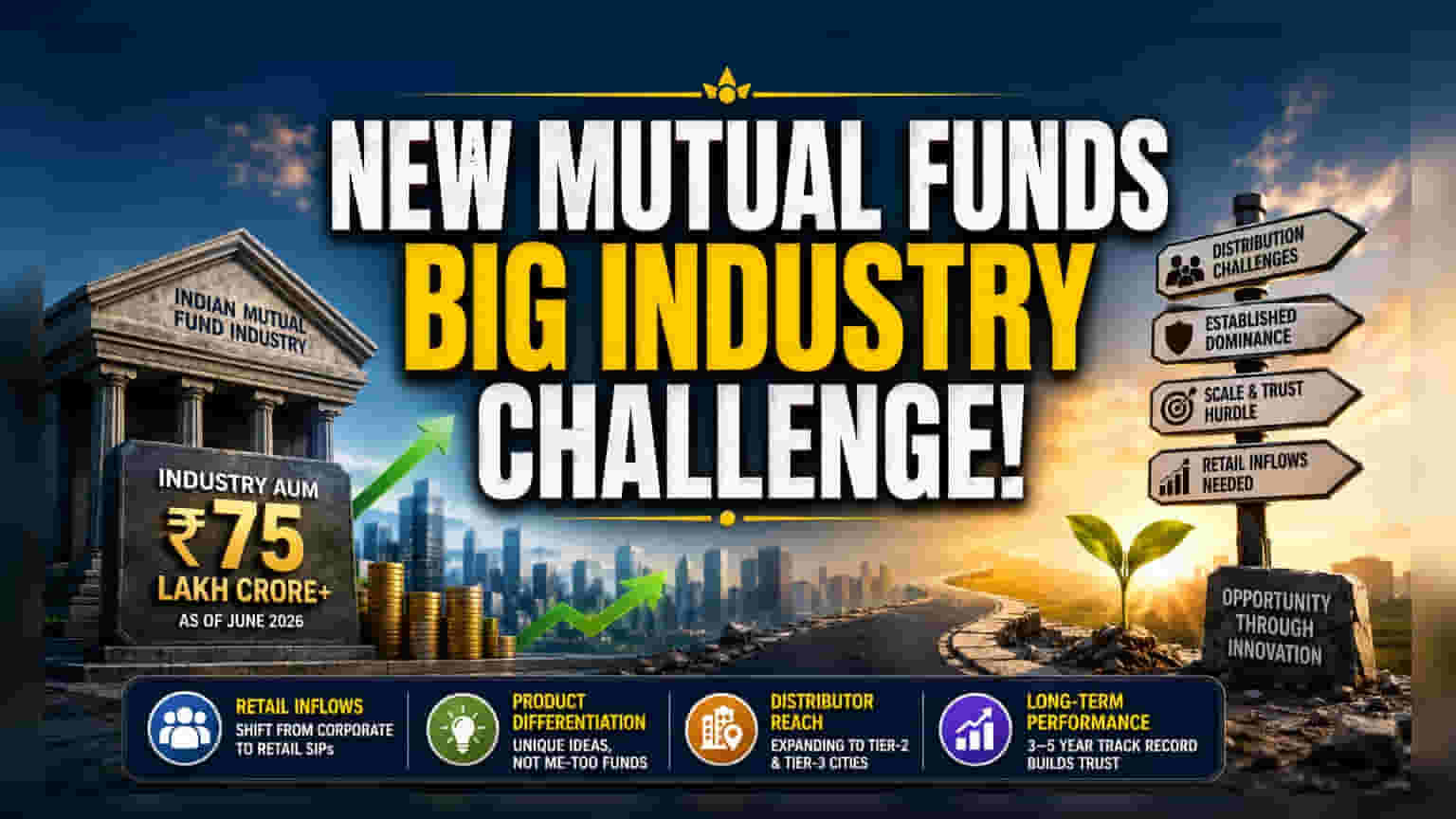 New Mutual Funds Struggle To Gain Assets As Industry Crosses ₹75 Lakh Crore