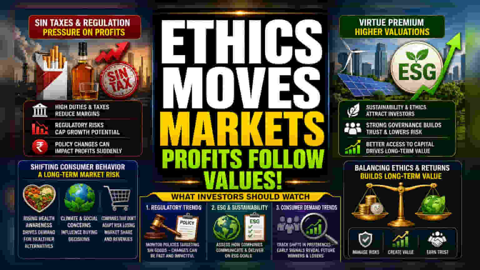 How Ethical Trends and ESG Factors Shape Indian Market Valuations