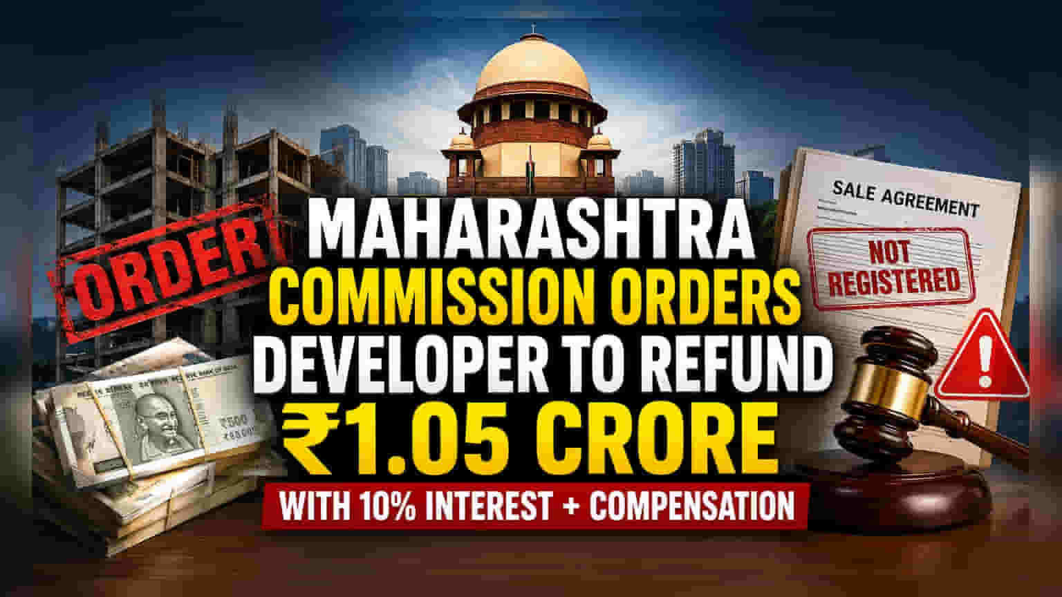 Mumbai Developer: એક જ પ્રોપર્ટી બે વાર વેચી મારતાં કંપનીને ફટકો, ચૂકવવા પડશે ₹1.05 કરોડ