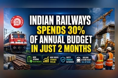 Indian Railways Spends 30% of Annual Capex in First 2 Months